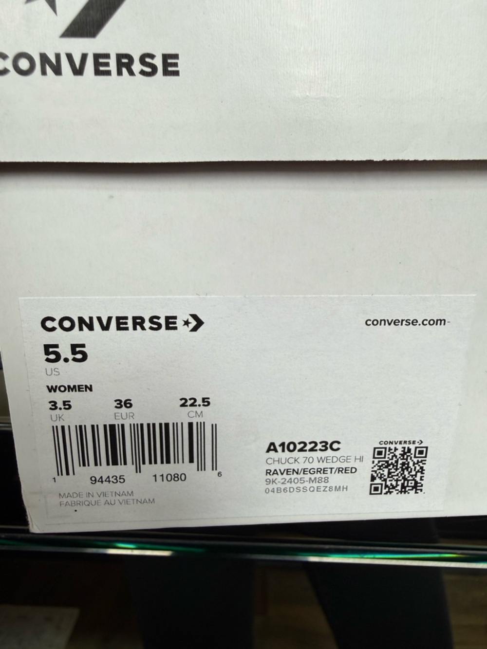Limited Edition Converse x Isabel Marant Chuck 70 Raven Internal Wedge High Top - Picture 8 of 8